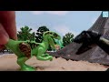 DIY Dinosaur Volcano Island - Dinosaur Lego Transformer Real Dinos. Volcano Eruption 공룡 화산