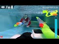 Nerf War | Water Park & SPA Battle 22 (Nerf First Person Shooter)