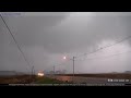 Lightning barrage, hail & tornado from November supercell - St. Louis area