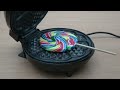 EXPERIMENT WAFFLE IRON vs RAINBOW LOLLIPOP