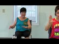 Zumba Gold Fitness with Michelle Thimas Chair Zumba
