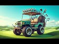 ⛳️ A.I. m Alright Nobody Worry 'bout Me!   🏌🏻‍♂️ Collection of FJ 40's & FJ Cruiser Golf Carts  ⛳️