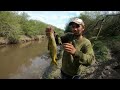 CAMPAMENTO DE PESCA Y COCINA EN ARROYO, fritanga de bagres y bogas, pesca de barrio