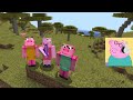 Peppa Pig Speedrunner VS Hunter in Minecraft