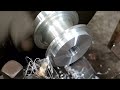 Proses Pembuatan Tromol Variasi dengan Mesin Bubut | Making Motorcycle Wheel Hub Variation