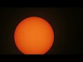 ISS transit w/sunspots 10/27/2022