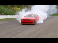 The 100 mph burnout: 2015 Dodge Challenger Hellcat