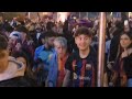 barcelona fans before game vs napoli march 2024