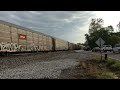 NS 8165 leads 3x0 on NS 278 W/ BNSF GEVO & NS Dash 9 - Powell, TN (4/27/2024)