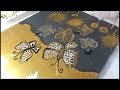 Black and Gold Acrylic Painting Ideas
