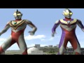 Ultraman Tiga & Ultraman Gaia v2 TAG Team Mode ★Play ウルトラマン FE3