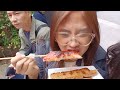 FILIPINOS EATING JAPANESE STREET FOOD in KYOTO JAPAN