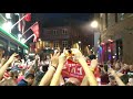 Mathew Street Liverpool after Champions League Final victory over Tottenham on 1st of June 2019