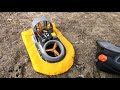 3D printed RC hovercraft - Fun in the snow