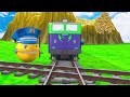 【踏切アニメ】スマートトレイン9 TRAINS DISCOVER MYSTERIOUS BOXES🚦Fumikiri 3D Railroad Crossing Animation #train