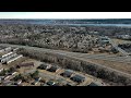 Quick drone timelapse of the city lights in Fredericton NB during eclipse