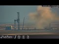 SpaceX B7 Static Fire Seen From LabPadre Sapphire Cam