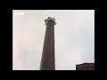 1979: Steeplejack FRED DIBNAH takes down a MASSIVE chimney BRICK by BRICK | BBC Archive