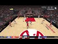 NBA 2K24 Shaq playing great defense for 1 minute straight
