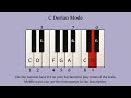 C Dorian Mode | Interactive YouTube Scales: Play Piano With Your Computer Keyboard