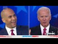Watch the fiery exchange between Cory Booker and Joe Biden during the fifth Democratic Debate (2019)