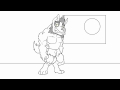 Werewolf Transformation animation