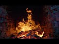 Burning Fireplace 4K & Crackling Fire Sounds 3 Hours 🔥 Cozy Fireplace 🔥 ASMR Fireplace Ambience