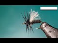 Tying the Adult Beaver Midge Fly Pattern.  