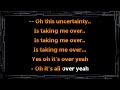 Portishead • Over (CC) (Upgraded Video) 🎤 [Karaoke] [Instrumental Lyrics]