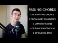 Passing chords: 5 essential concepts