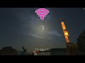 Moon with different internet in Minecraft