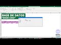 Cómo Hacer una BASE DE DATOS en Excel con Imágenes