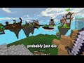 Bedwars but I CAN'T JUMP