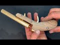 Masterpiece Creation: How to Building a Stunning Golden Double-Barrel Firecracker Gun!