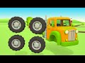 Car cartoon full episodes & street vehicles for kids - Leo the truck & toy trucks for kids.
