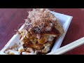 西成の100円お好み焼き屋台　地元ファンの多いお好み焼き屋さん Japanese Street food 1$ Okonomiyaki