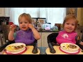 Twins try marble toast