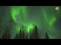 Красиво Северно сияние (Aurora Borealis) над Финландия!