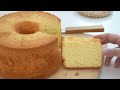 Vanilla Chiffon Cake｜Apron