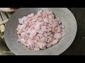 PORK OIL FRY | COOKING OIL From Pork Fat | Preliminary recipe & Preserving 365 Days | Solo Survival