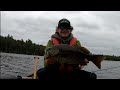 Solo Overnight Portage Canoe trip to Amazing Smallmouth Fishing