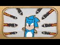 Sonic The Hedgehog Movie Trailer - In a Nutshell (Cardboard Animation)