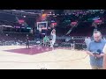 Kristaps Porzingis Shooting Before Celtics vs Cavs Game 4 | Highlights