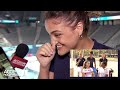 Laurie Hernandez Has Adorable Reaction To Team USA Olympics Throwback Video