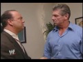 Crazy Vince McMahon and Paul Heyman (10/30/03 Smackdown)