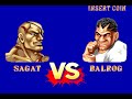 Street Fighter II: Champion Edition - Sagat (Arcade / 1992) 4K 60FPS
