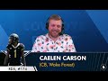 Dallas Cowboys Select Caelen Carson From Wake Forest In Round 5 Of 2024 NFL Draft