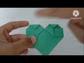 Origami paper Heart bookmark #bookmark#