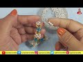 CRYSTAL BEADS RAKHI / BRACELET #0280 / Easy Handmade Jewellery Making /HOW TO MAKE PEARL BRACELET