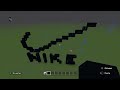 NIKE Logo in Minecraft bauen tutorial (: